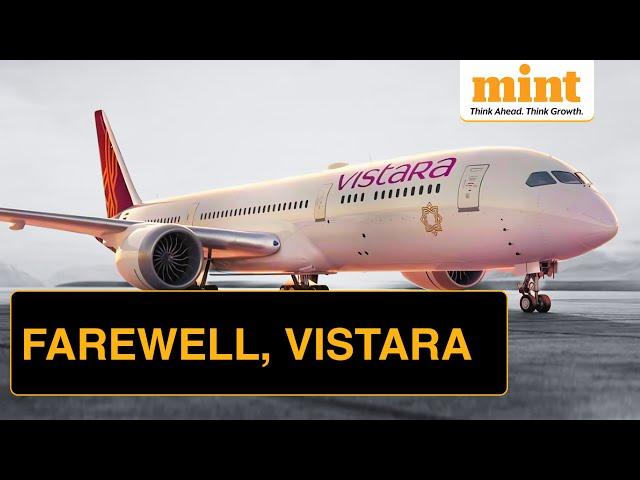 Vistara Airlines: The LAST Flight | India Left With One Full-Service Carrier After Air India Merger