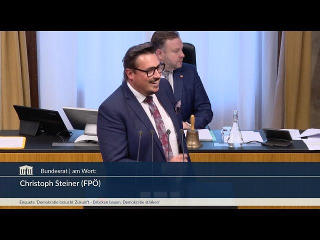 Christoph Steiner - Abschiedsrede im Bundesrat - 3.10.2024