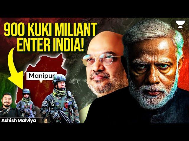 This is HUGE! 900 Militants Enter INDIA! Indian Army on high alert! Manipur Burning | Kuki vs Meitei