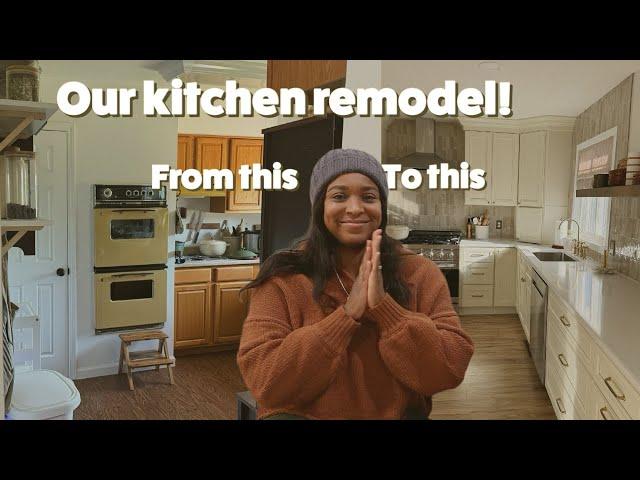 We Finally Remodeled Our 1970's Kitchen | Before and After