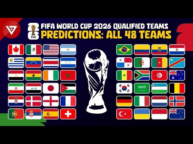  FIFA World Cup 2026 Predictions: All 48 Teams Qualified