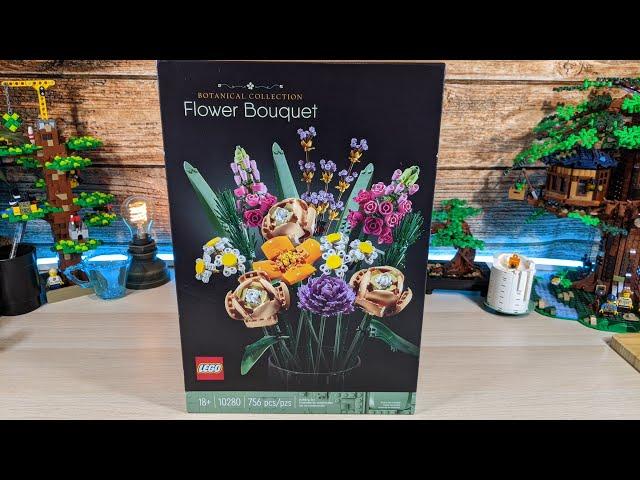 LEGO Flower Bouquet: Botanical Collection 10280  Pure Build