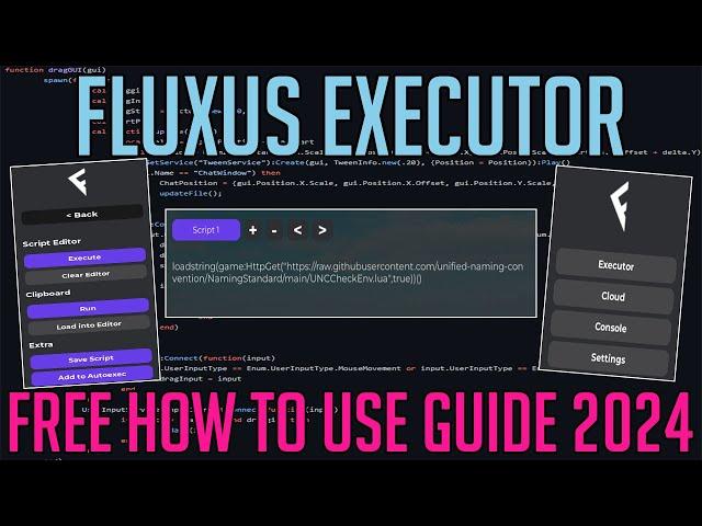 FLUXUS ROBLOX EXPLOIT/EXECUTOR - HOW TO DOWNLOAD, INSTALL AND EXECUTE SCRIPTS ON YOUR PC SEPT 2024