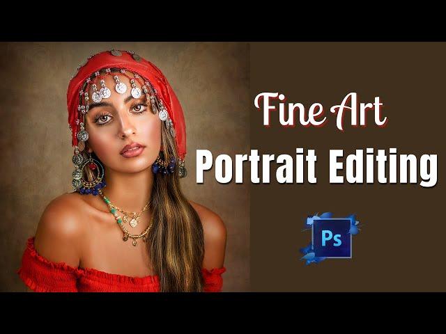 FINE ART PORTRAIT editing in PHOTOSHOP!