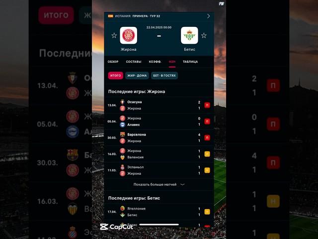 Жирона-Бетис прогноз на матч #прогнозынафутбол #футбол #football