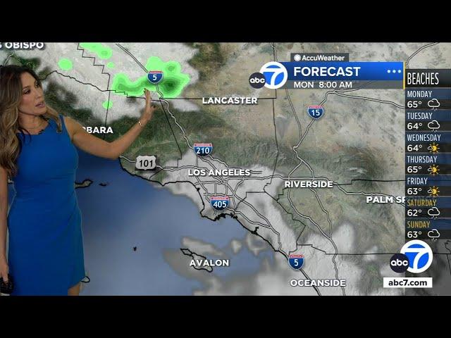 Fall cooldown brings crisp temps, chance of light rain to SoCal