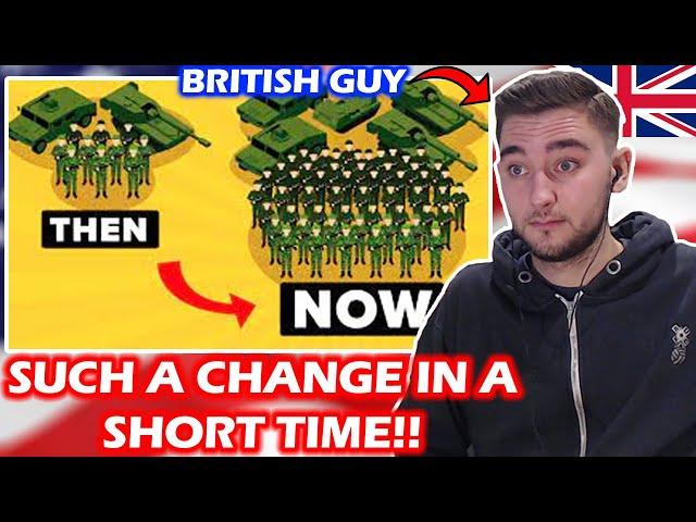 British Guy Reacts to Size Of US Military Through History