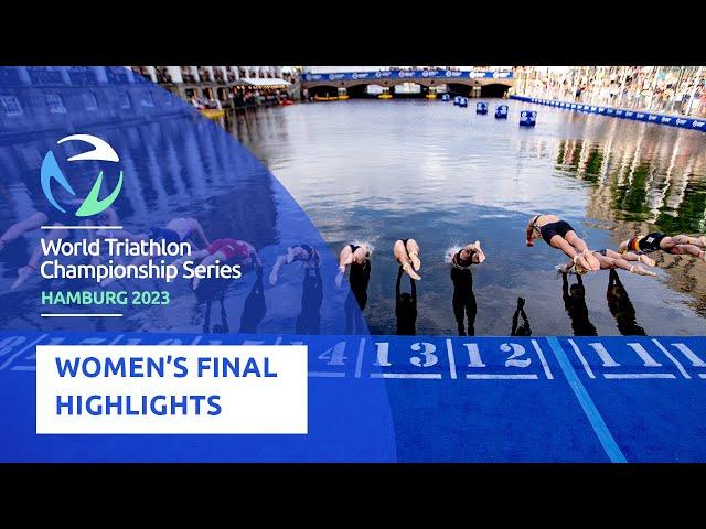 2023 World Triathlon Super-Sprint Championships Hamburg: Elite Women's Final Highlights