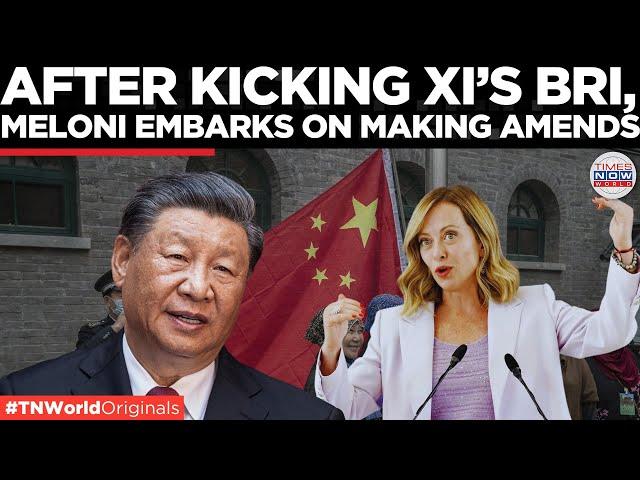 Italy's PM Giorgia Meloni's High-Stakes Visit to Beijing After BRI Withdrawal | Times Now World