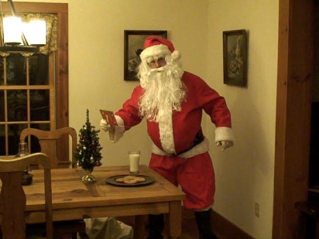 SANTA CLAUS CAUGHT ON VIDEO