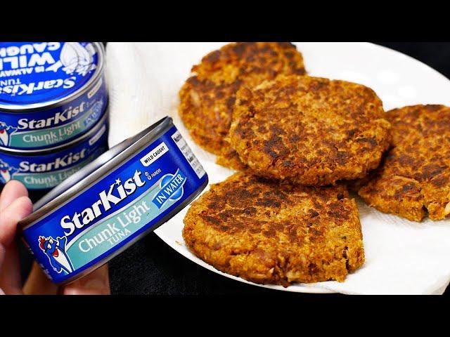 Canned Tuna Patties Recipe!