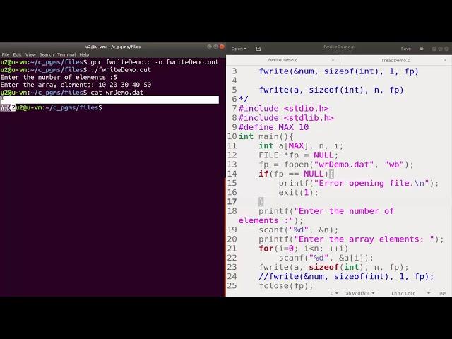 fwrite() and fread() | Module 5 | EST 102 Programming in C