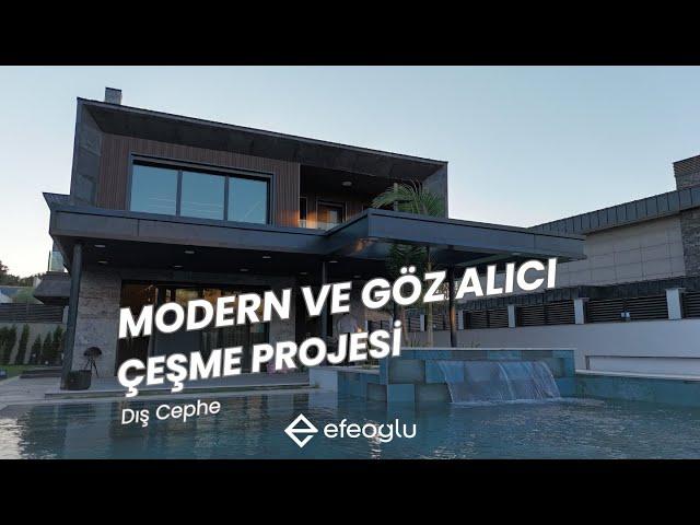 Modern Mimari ve Şıklığın Buluştuğu Havuzlu Çeşme Villa Projesi