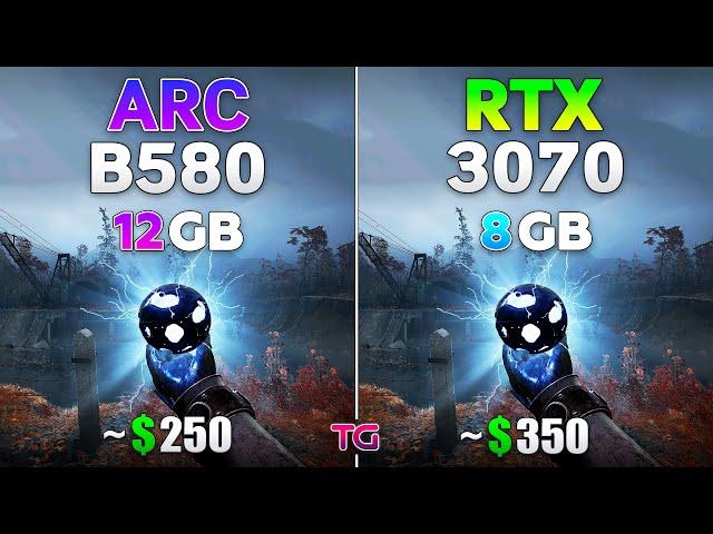 ARC B580 12GB vs RTX 3070 8GB - Test in 10 Games