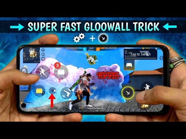 Super Fast Gloo Wall Trick & Setting  [ Secret ] New Headshot Setting + GlooWall ~