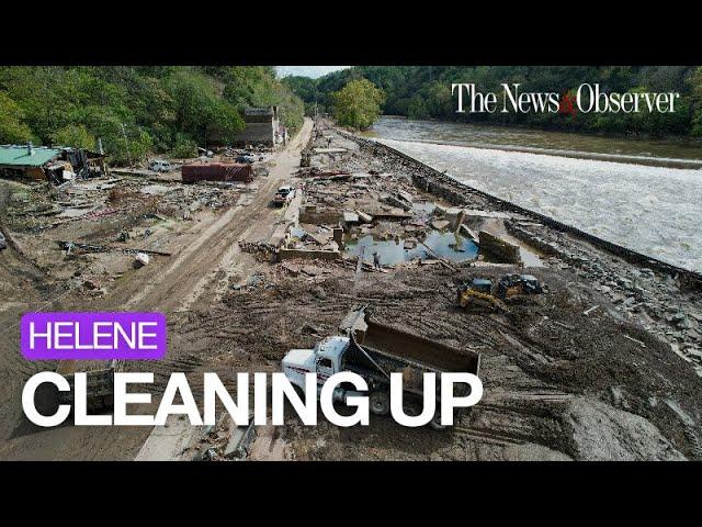 Drone video: Helene has forever changed this small NC town