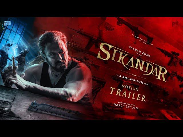 Sikandar Notion Trailer 2 | Salman Khan | Rashmika Mandanna | A.R. Murugadoss | PIT