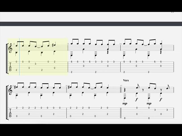 Last Christmas - Fingerstyle Guitar TAB