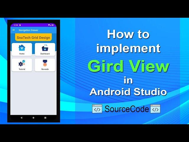 How to create Grid Layout in Android Studio