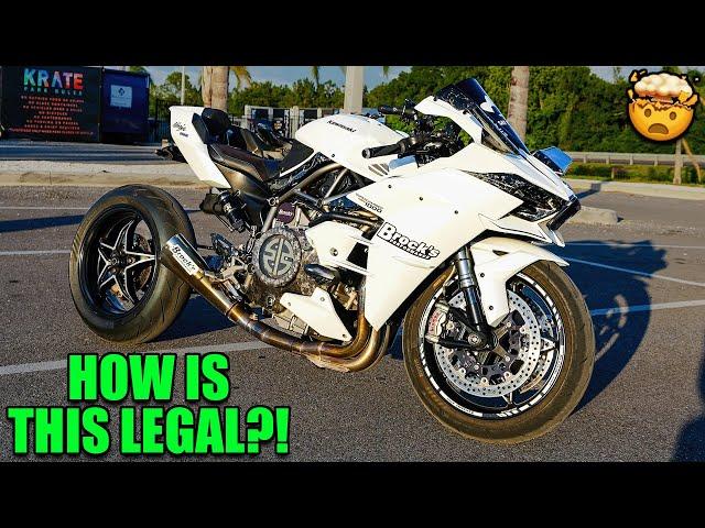 RIDING AN INSANE 300+ HP NINJA H2  (Stage 3)