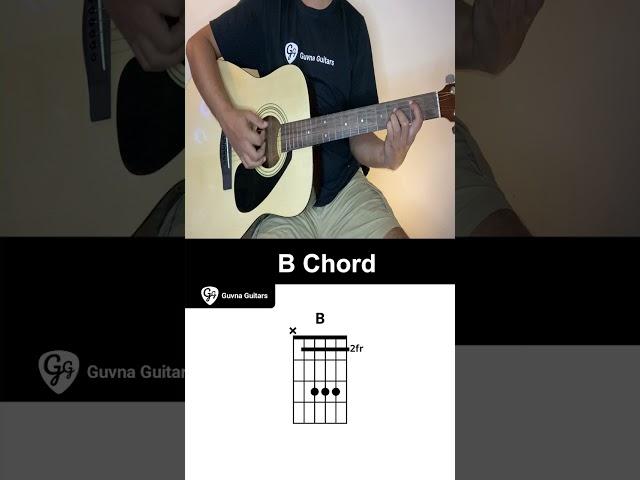 How To Play The B Chord On Guitar - Guvna Guitars