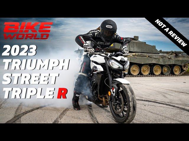 2023 Triumph Street Triple R | Skids And Wheelies! (On Private Roads)