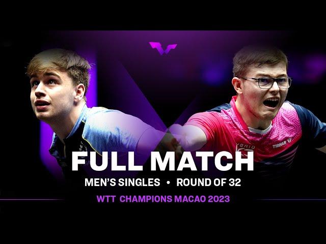 FULL MATCH | Alexis LEBRUN vs Truls MOREGARD | MS R32 | #WTTMacao 2023