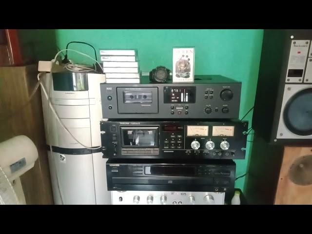 test jvc jas-5, tape deck NAD 614  Queen album Innuendo.....