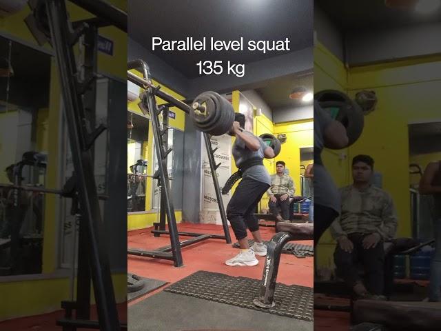 Parallel level back squat (strength training)