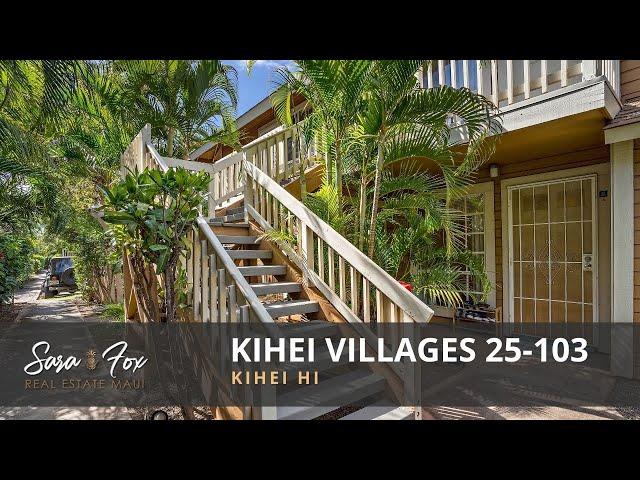 Kihei Villages 25-103 | Sara Fox Real Estate Maui