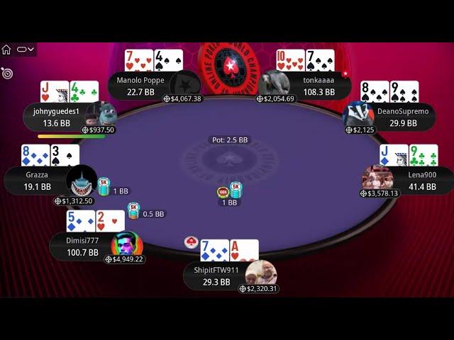 WCOOP 32-H $1K PKO Lena900 | tonkaaaa | ShipitFTW911 - Final Table Replay