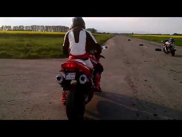 Honda VTR 1000 Firestorm view, start up, sound