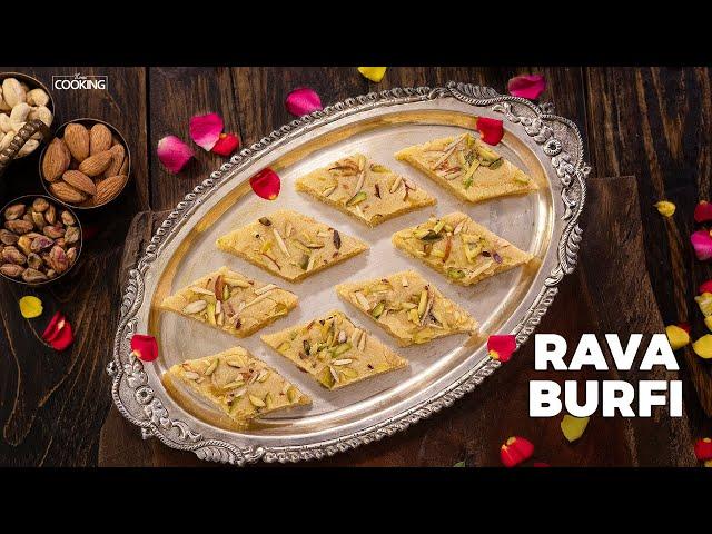 Rava Burfi | Diwali Sweet Recipes | Sooji Burfi | Semolina Burfi Recipe | Barfi Recipe