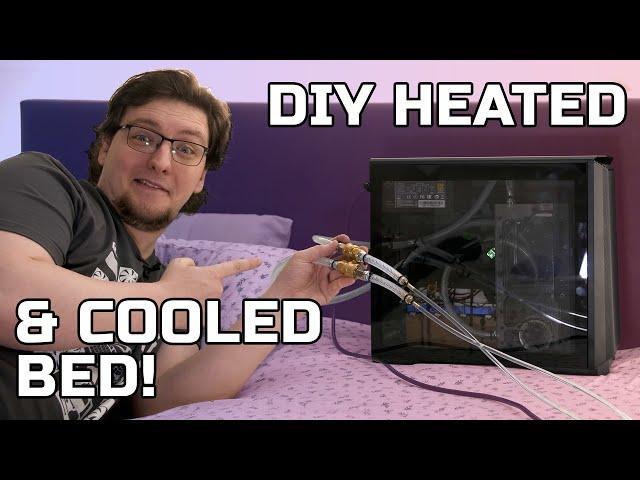 I made a Custom Bed Watercooler! Open Source DIY Bed Cooler + Heater (Eight Sleep type thing)