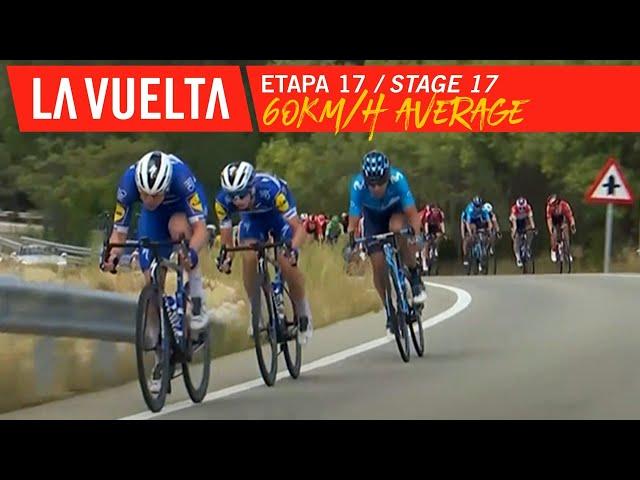 60 km/h average in the last 10 minutes - Stage 17 | La Vuelta 19