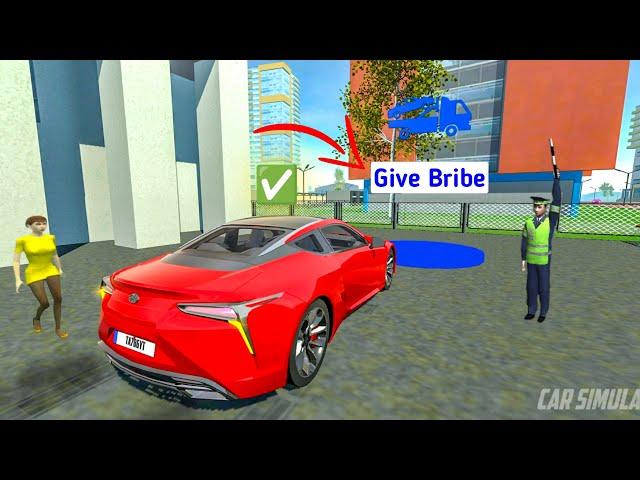 Car Simulator 2 - Giving Bribe to Police for releasing my Bugatti Veyron - Police Department