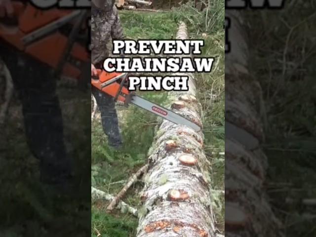 Prevent Chainsaw Pinching