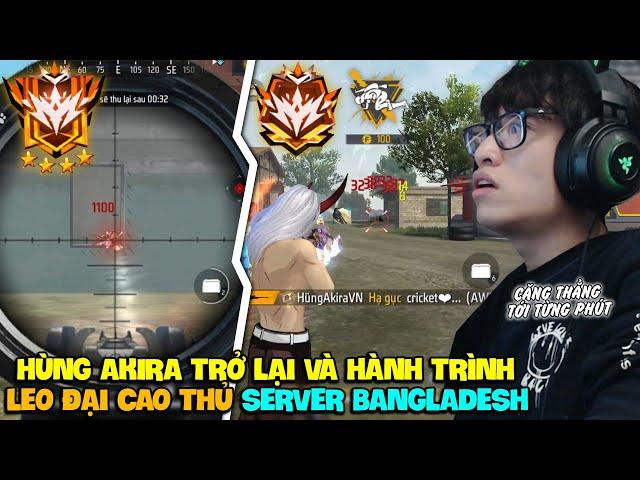 HÙNG AKIRA VÀ HÀNH TRÌNH LEO 2 RANK ĐẠI CAO THỦ SINH TỒN TỬ CHIẾN CHUỖI WIN TOP 1 AWM ĐẦY KHÓ KHĂN