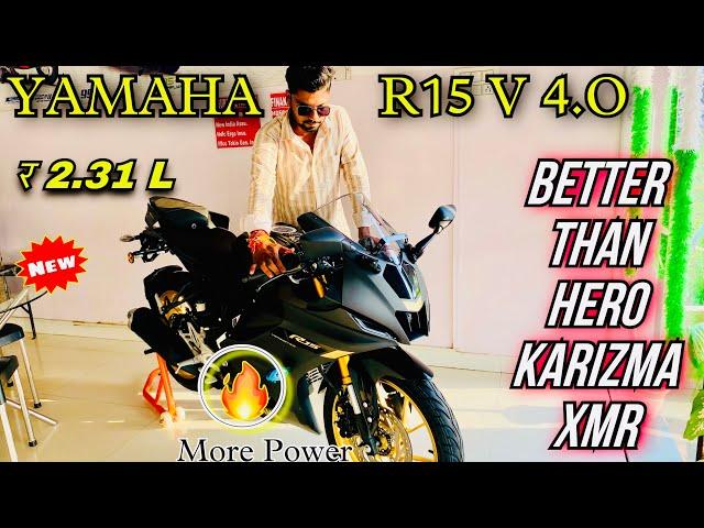 Ye hai New 2023  Yamaha R15 V4 E20 OBD-2 BS7 Details Review On Road price Changes Mileage #r15v4