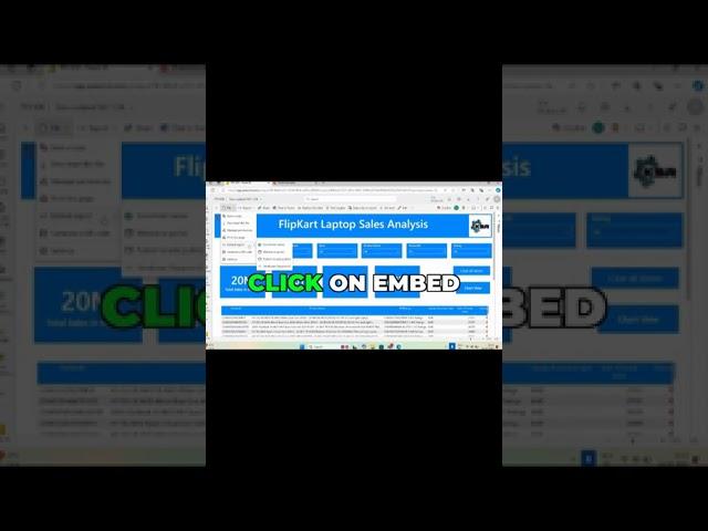 Embed Power BI in Apps Effortlessly! #shorts #shortsvideo
