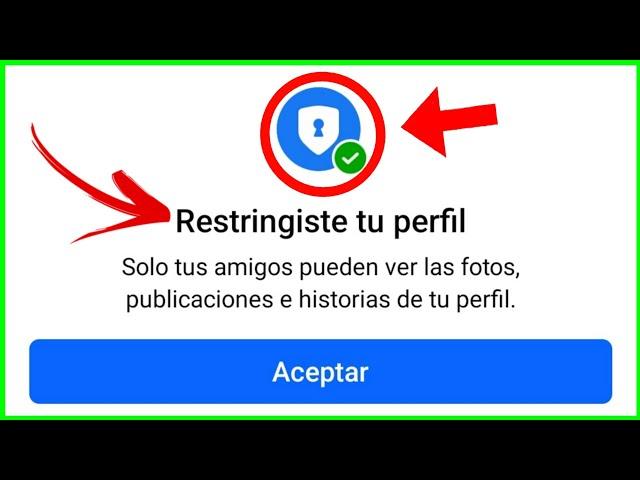 COMO RESTRINGIR CUALQUIER PERFIL DE FACEBOOK DESDE TU Celular 2024