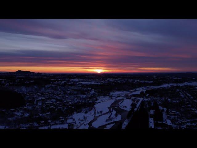 (ოზურგეთი)Ozurgeti first snow 4k