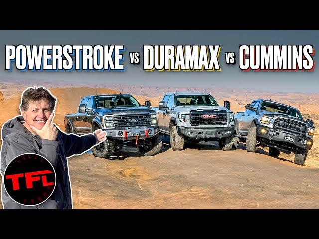 Ford vs. GM vs. Ram: Only One of These New HD Diesel Trucks Is the BEST Off-Road...But Which One?