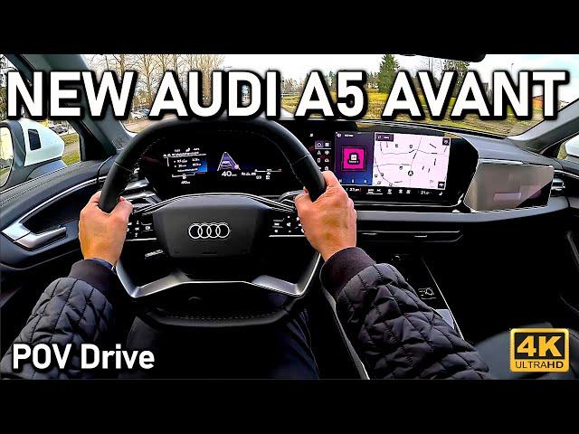 NEW Audi A5 Avant 2.0 TFSI quattro POV Drive (2025)