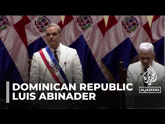 Dominican Republic inauguration: Luis Abinader sworn in for second term