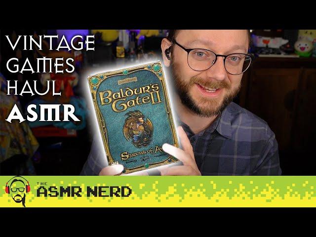 ASMR  Vintage Games Thrift Store Haul Show & Tell & Relaxing Ramble [soft-spoken]