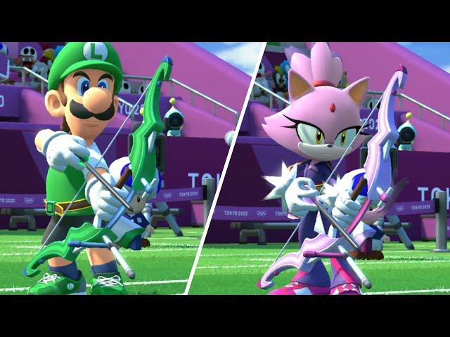 MARIO & SONIC AT THE OLYMPIC GAMES Luigi + Blaze - Archery & Fencing