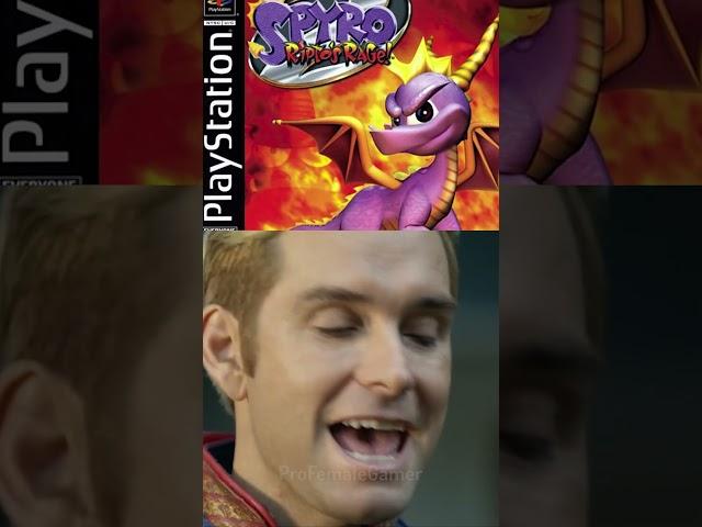 Ranking All Spyro Games With Memes  #shorts