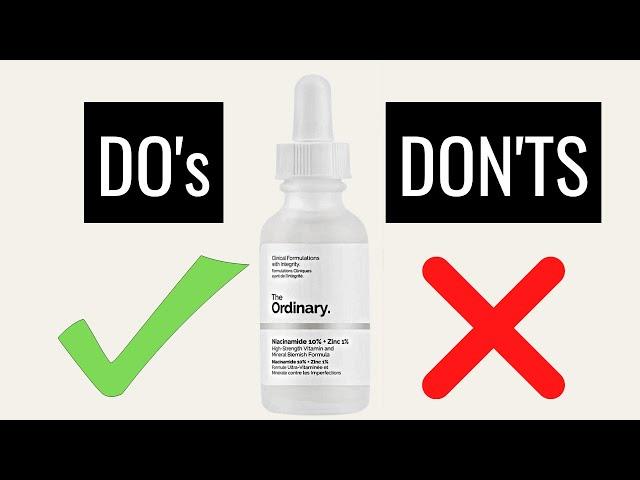 How To Use The Ordinary Niacinamide 10% + Zinc 1%