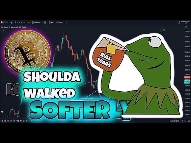 Turns out we were RIGHT about TOTAL market cap and BITCOIN. NOW WHAT?!?